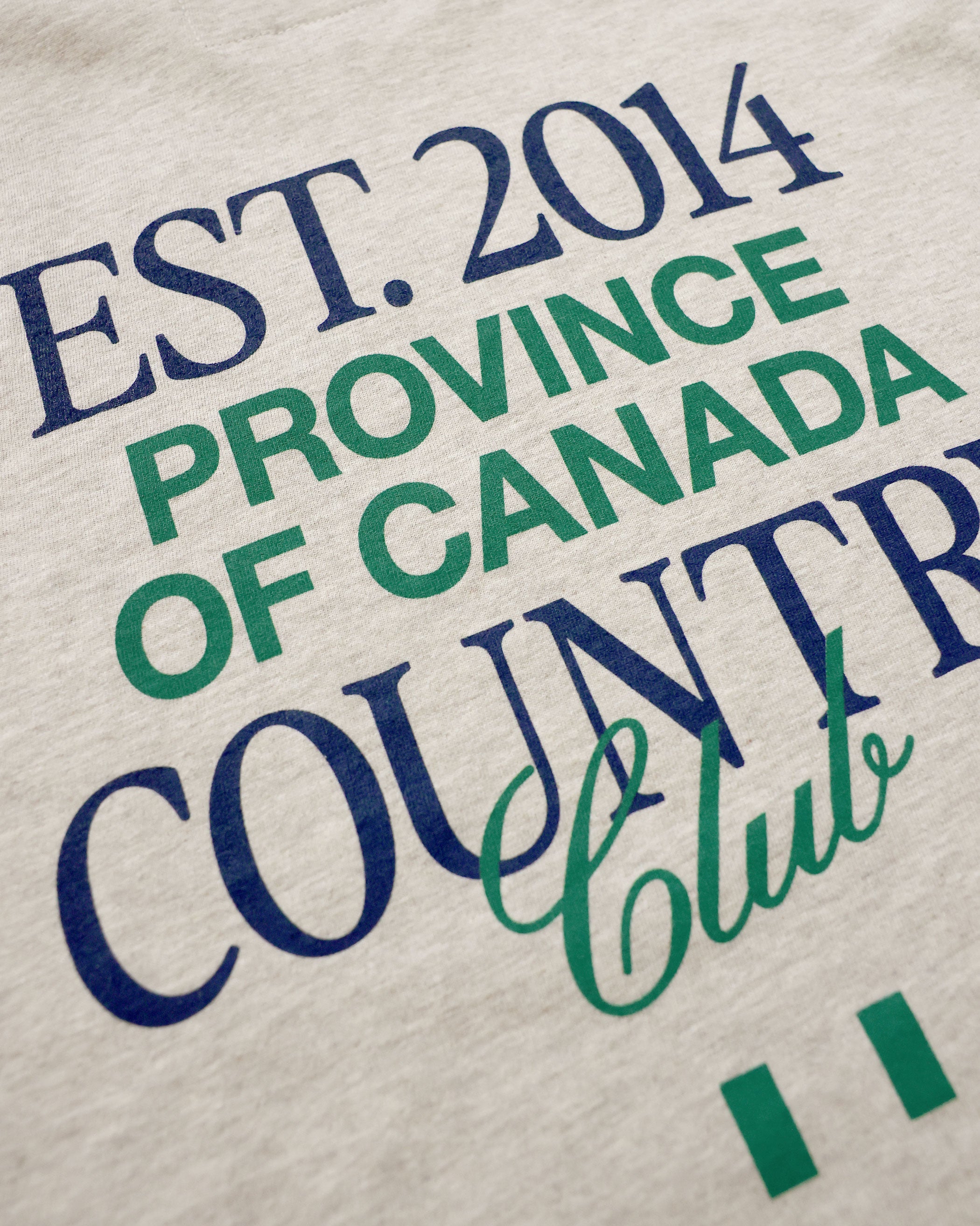 Made in Canada Country Club Long Sleeve Tee Oatmeal - Unisex - Province of Canada