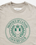 Made in Canada Country Club Tee Oatmeal - Unisex - Province of Canada