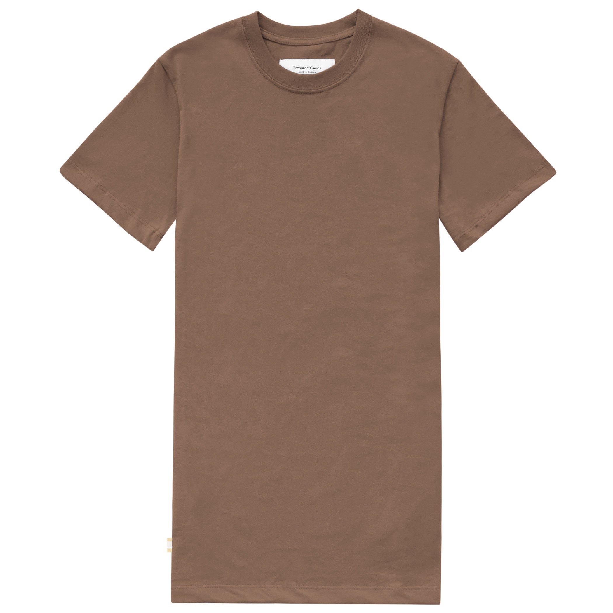 Made in Canada Pocket T-Shirt Dress Cocoa - Province of Canada