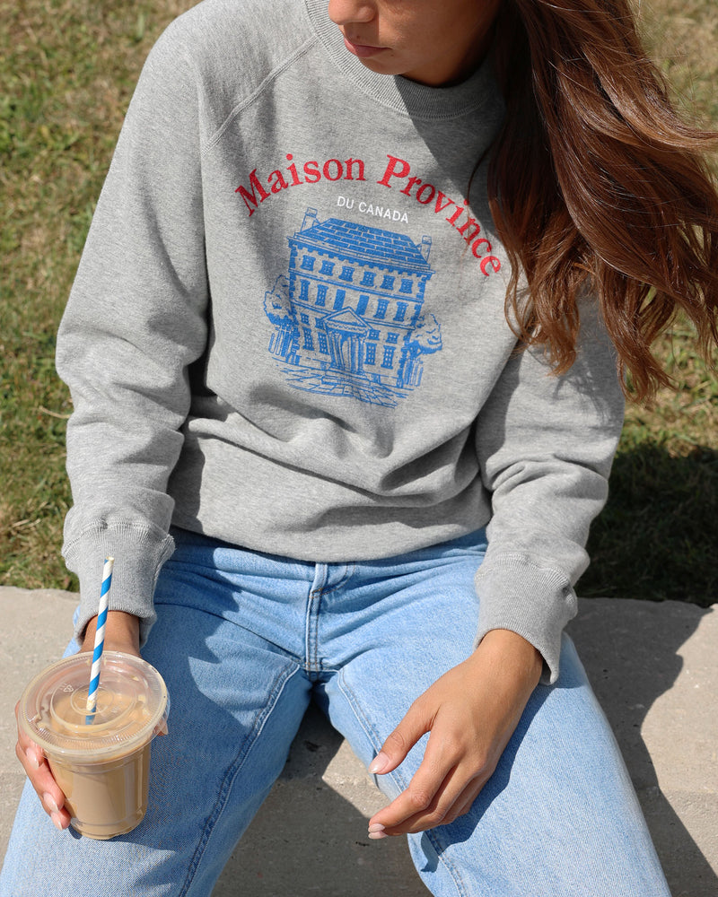 Made in Canada Maison Province Sweater Heather Grey Unisex - Province of Canada