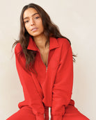 Made in Canada Red Flag Fleece Sweatshirt Tart - Unisex - Province of Canada
