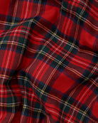 Made in Canada 100% Cotton Noel Plaid Flannel Pyjama Shirt Unisex - Province of Canada