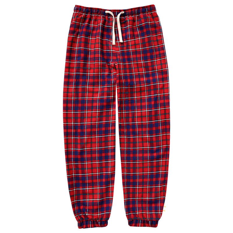 Plaid Flannel Pyjama Pant Red - Unisex - Made in Canada - Au Lit x Province  of Canada