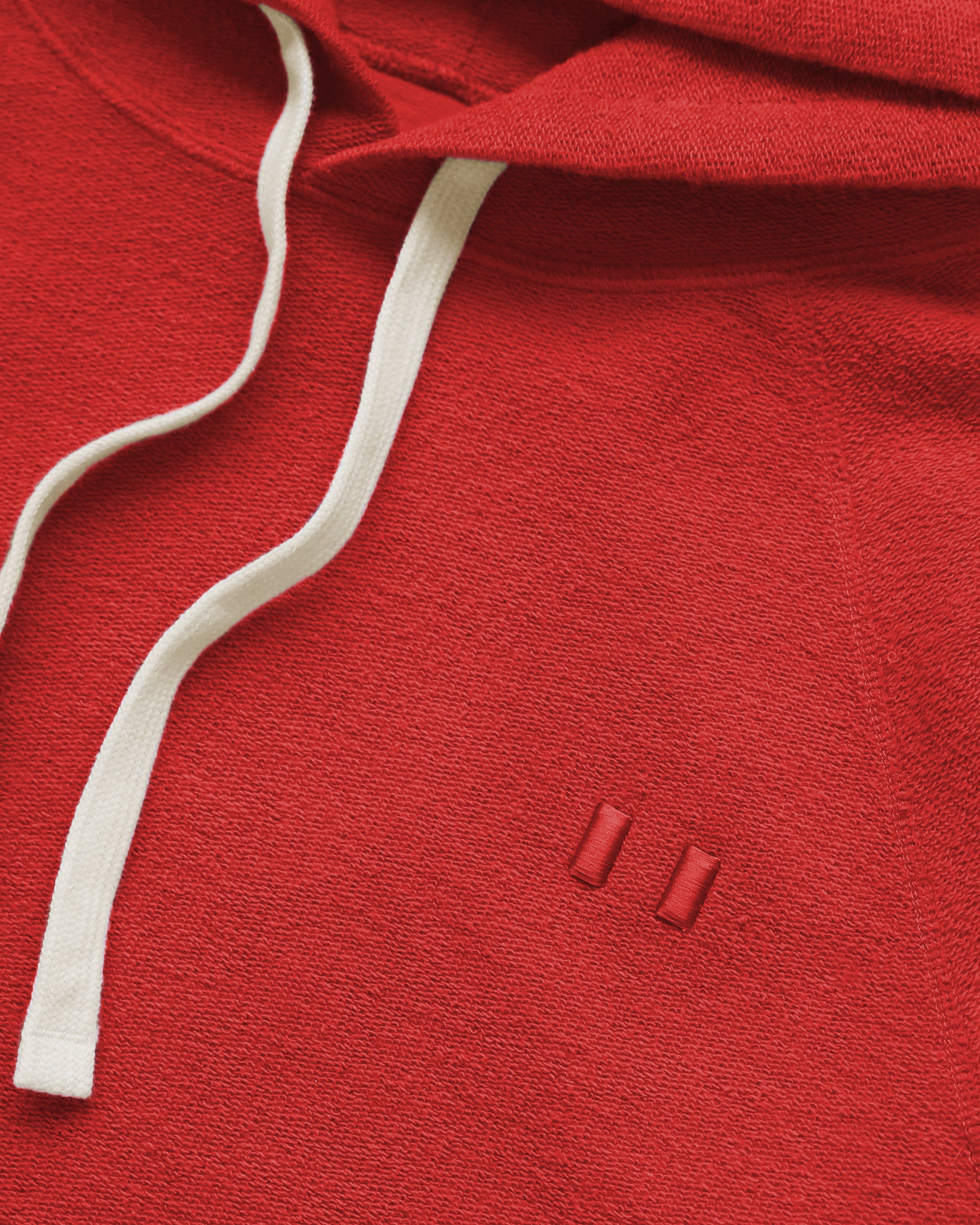 Made in Canada Reverse French Terry Hoodie Red - Unisex - Province of Canada