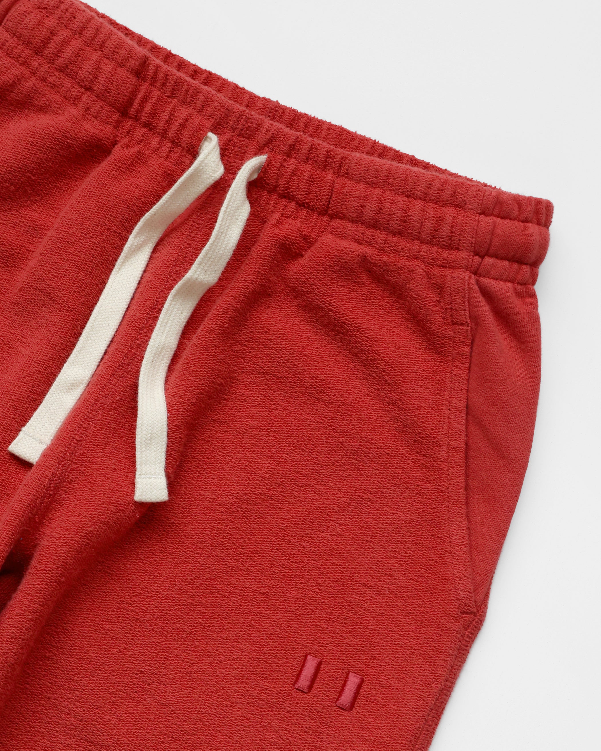 Made in Canada Reverse Relaxed French Terry Sweatpant Red - Unisex - Province of Canada