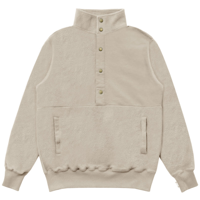 Made in Canada Reverse Fleece Pullover Oatmeal Unisex - Province of Canada