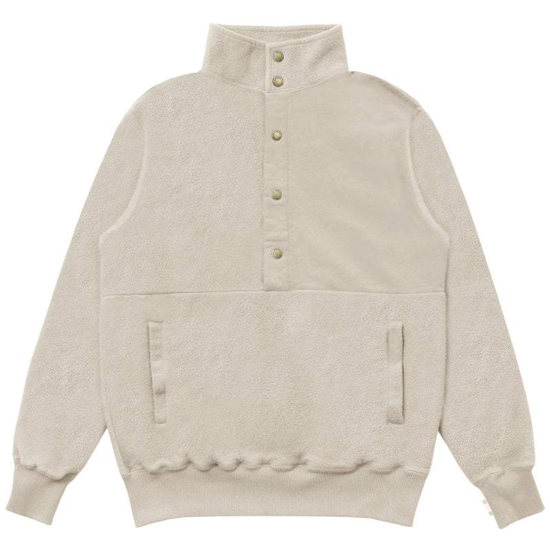 Made in Canada Reverse Fleece Pullover Oatmeal Unisex - Province of Canada