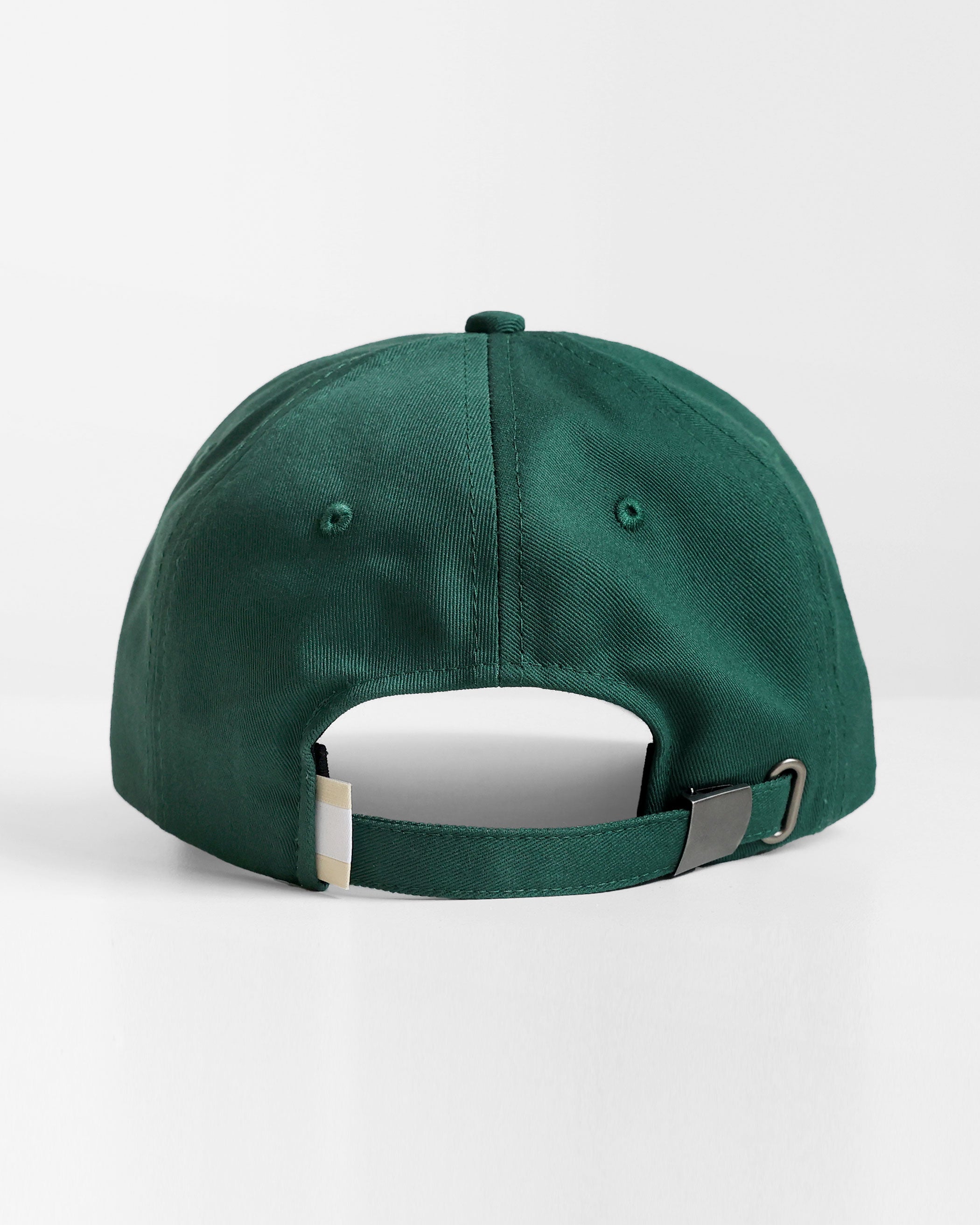 Script Logo Baseball Hat One Size in Forest Green Unisex 100 Cotton Province of Canada