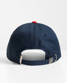 Made in Canada Script Logo Baseball Hat Navy Red - Province of Canada