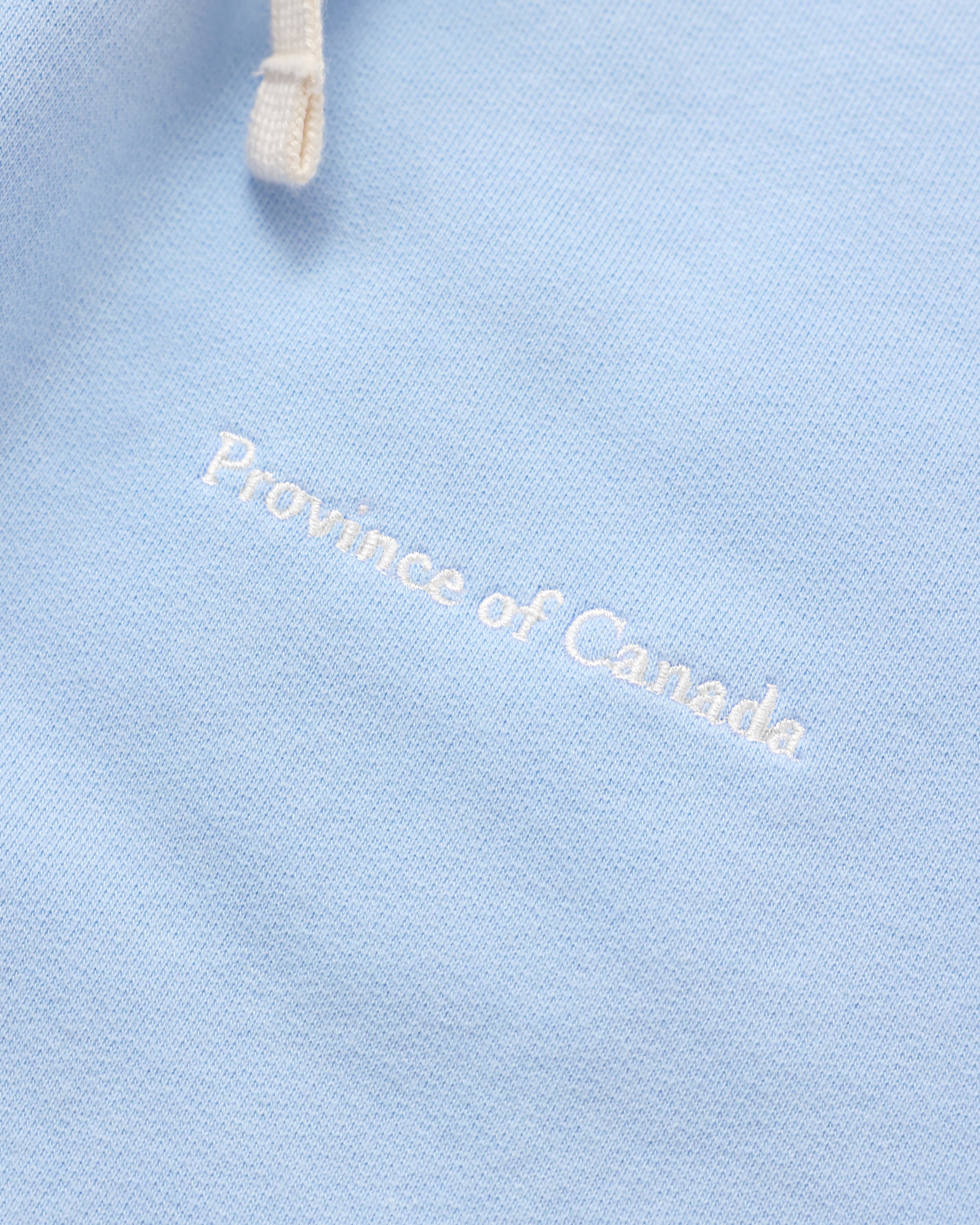 Made in Canada 100% Cotton Wide Leg Cropped French Terry Sweatpant Sky Blue - Unisex - Province of Canada