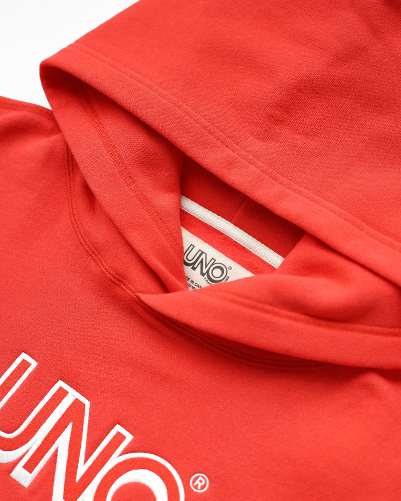 Uno Fleece Hoodie Tart Red - Made in Canada - Province of Canada