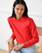 Made in Canada Monday Long Sleeve Crop Top Tart - Province of Canada