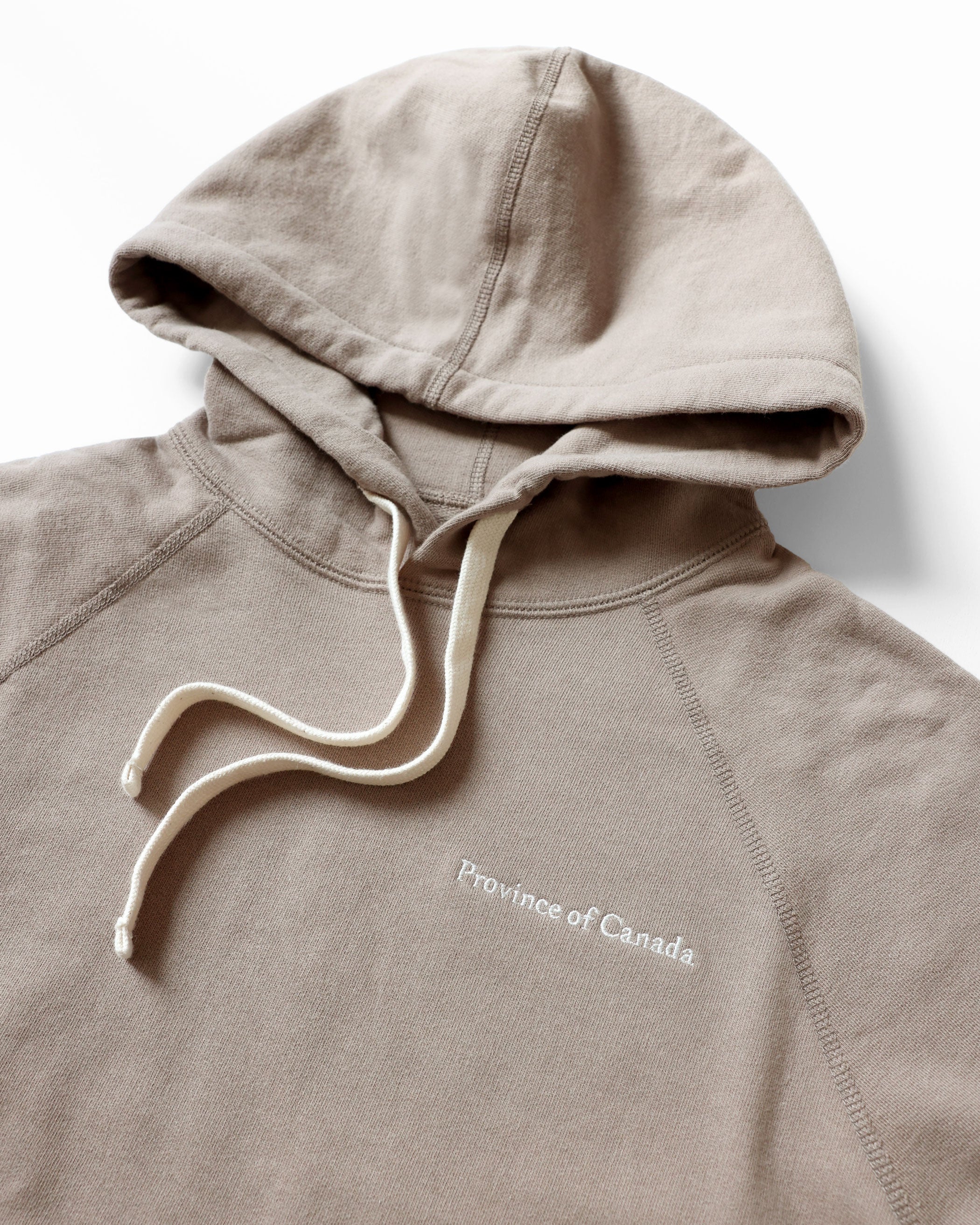 Made in Canada French Terry Hoodie Truffle - Unisex - Province of Canada