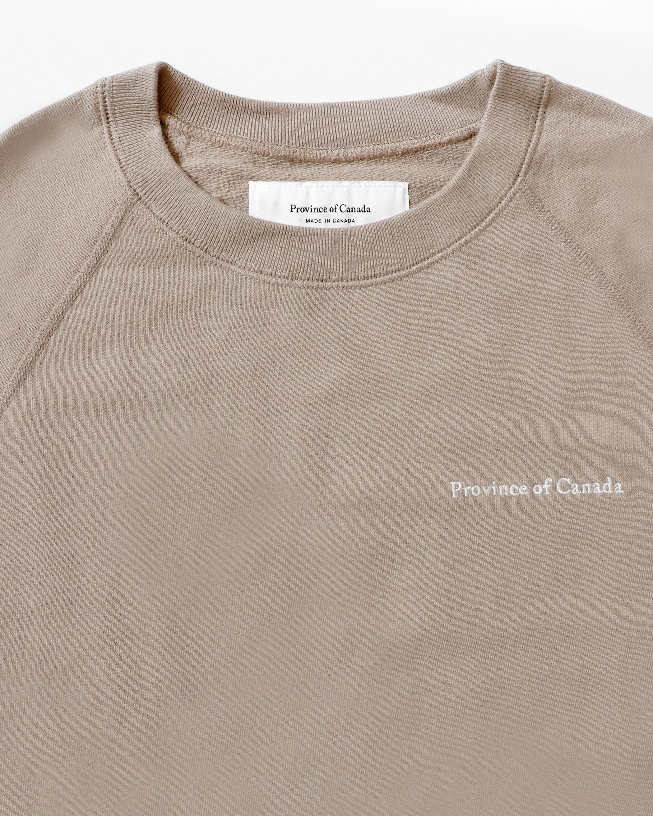 Made in Canada 100% Cotton French Terry Sweatshirt Truffle - Province of Canada