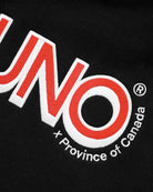 Uno Fleece Hoodie Black - Made in Canada - Province of Canada