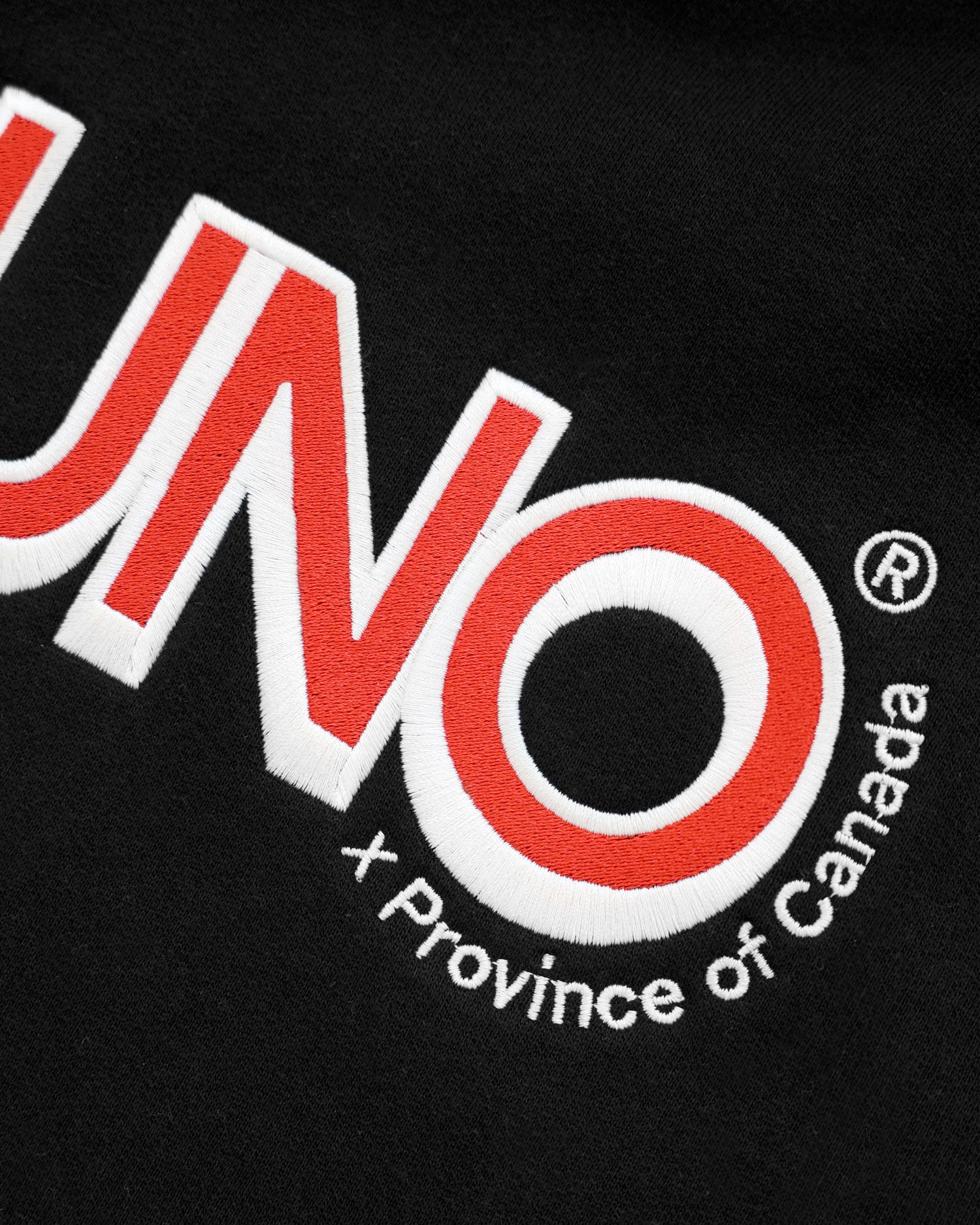 Uno Fleece Hoodie Black - Made in Canada - Province of Canada