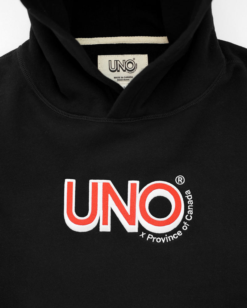 Uno Fleece Hoodie Black - Made in Canada - Province of Canada