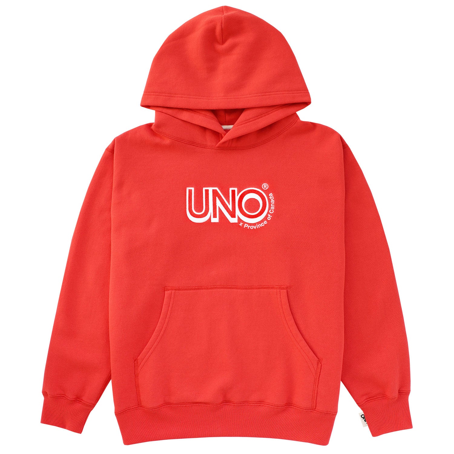 Uno Fleece Hoodie Tart Red - Made in Canada - Province of Canada