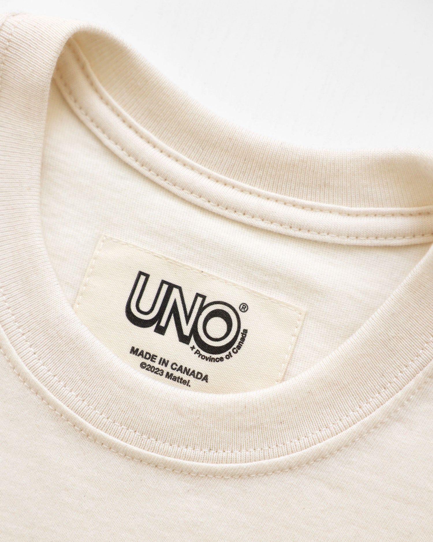 UNO Tee Natural Unisex - Made in Canada - Province of Canada