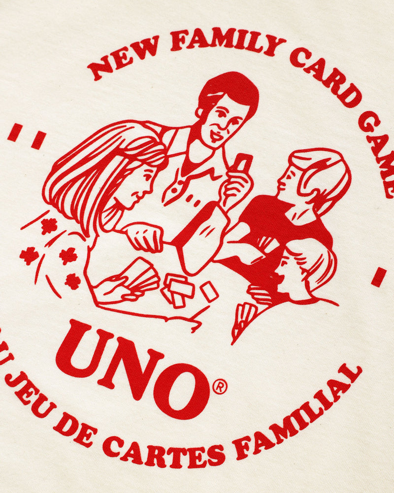 UNO Family Card Game Tee Natural Unisex - Made in Canada - Province of Canada