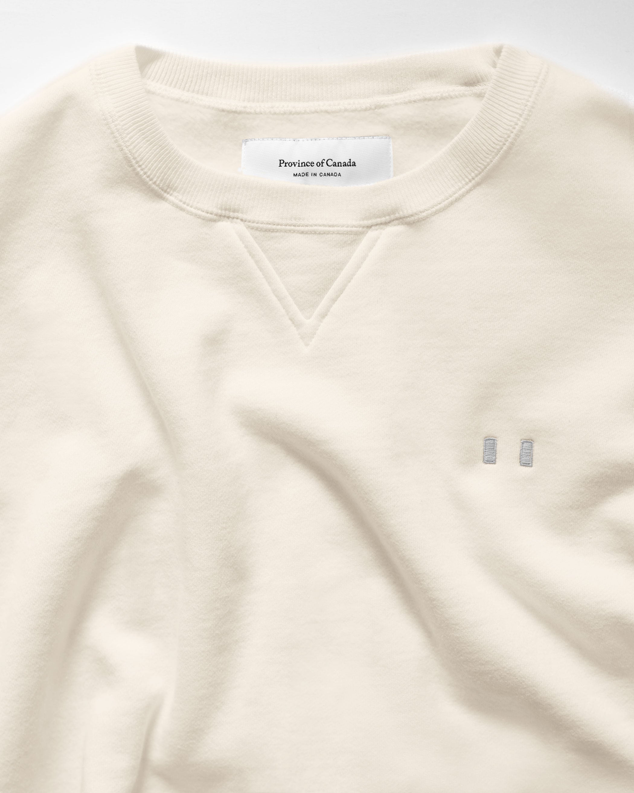 Province of Canada - Lounge Fleece Sweatshirt Cream - Made in Canada