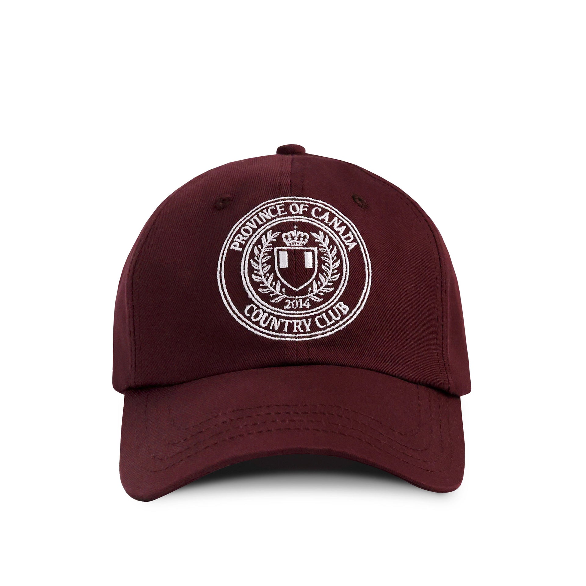 Country Club Baseball Hat Dark Burgundy