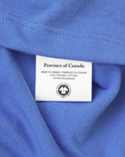Made in Canada 100% Organic Cotton Monday Crop Top Periwinkle - Unisex - Province of Canada 