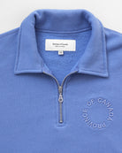 Made in Canada Half Zip Fleece Sweatshirt Periwinkle - Unisex - Province of Canada