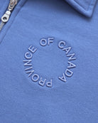 Made in Canada Half Zip Fleece Sweatshirt Periwinkle - Unisex - Province of Canada