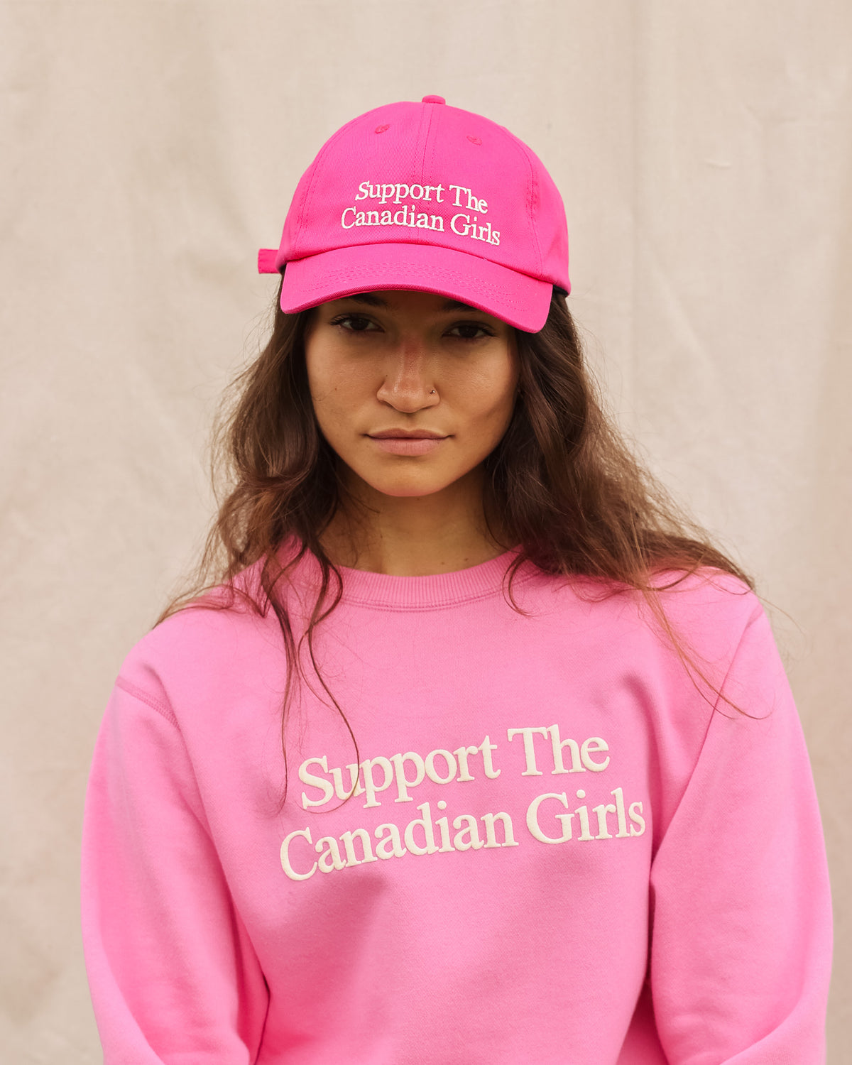 Made in Canada Support the Canadian Girls Baseball Hat Pink - Province of Canada