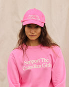 Made in Canada Support the Canadian Girls Baseball Hat Pink - Province of Canada