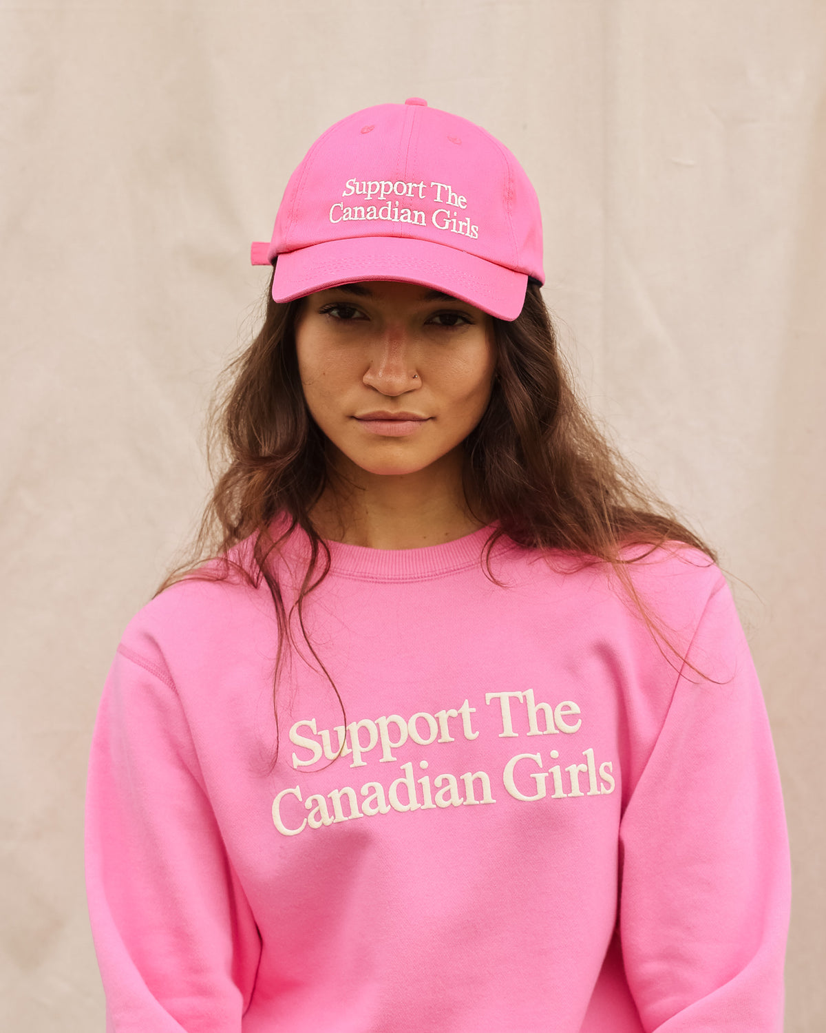 Made in Canada Support the Canadian Girls Baseball Hat Pink - Province of Canada