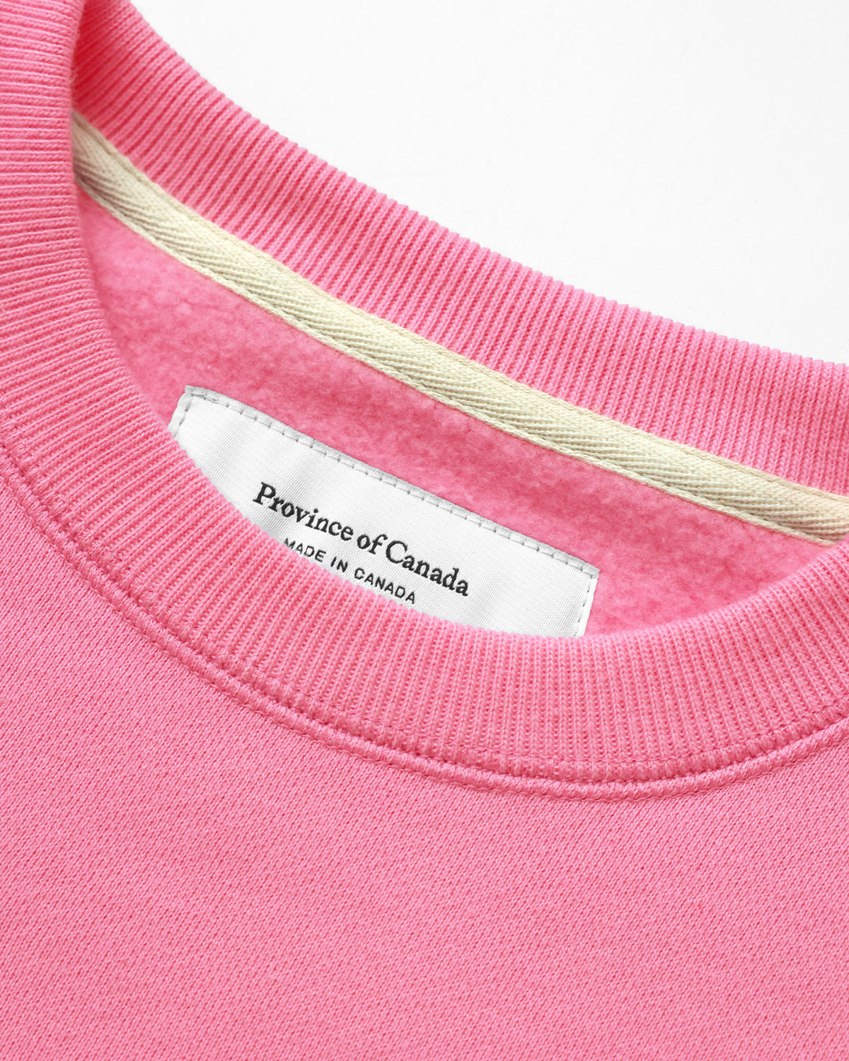Made in Canada Fleece Support the Canadian Girls Sweatshirt Pink - Unisex - Province of Canada