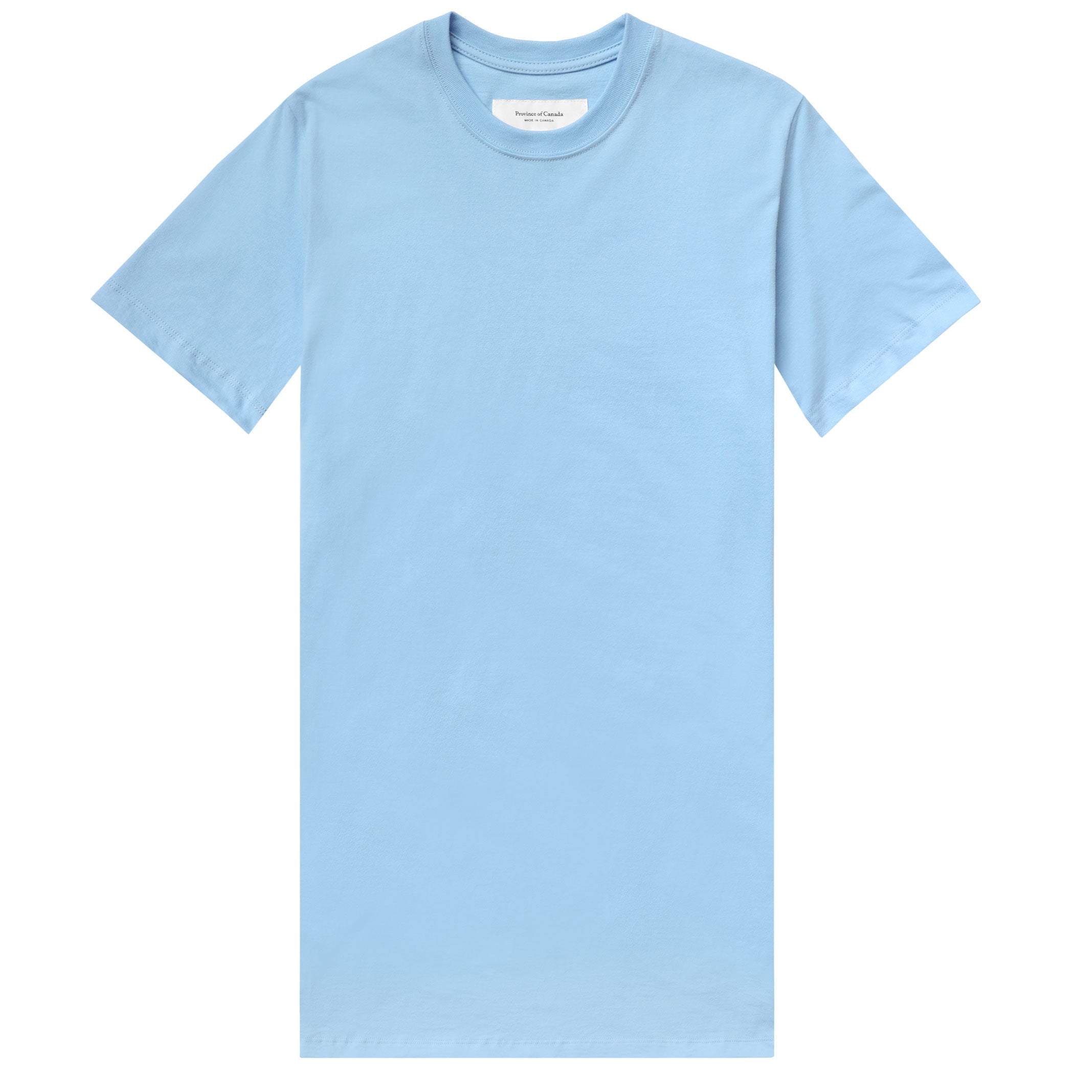 Pocket T-Shirt Dress Oatmeal - Made in Canada - Province of Canada