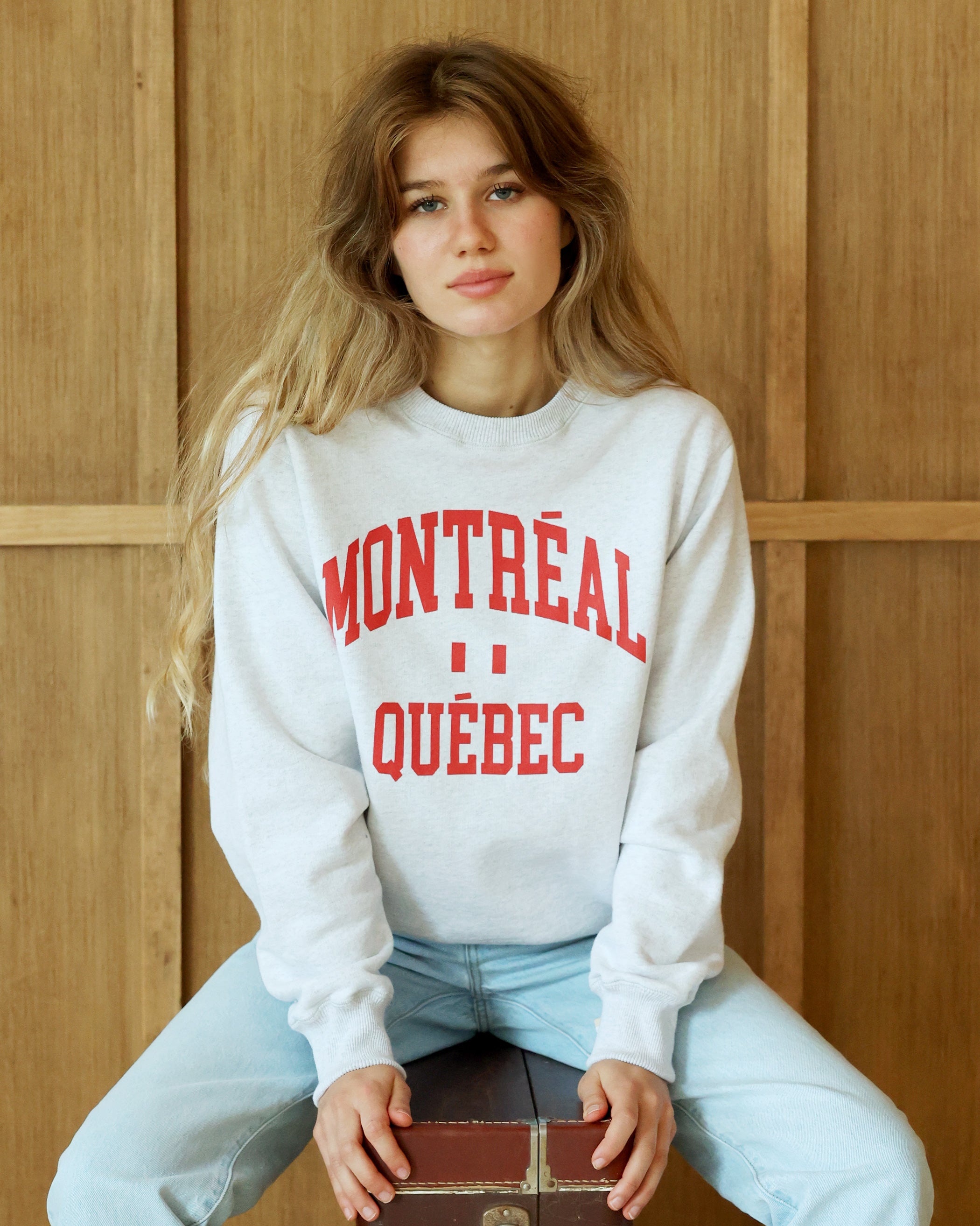 Made in Canada Montreal Fleece Sweatshirt Cloud - Unisex - Province of Canada