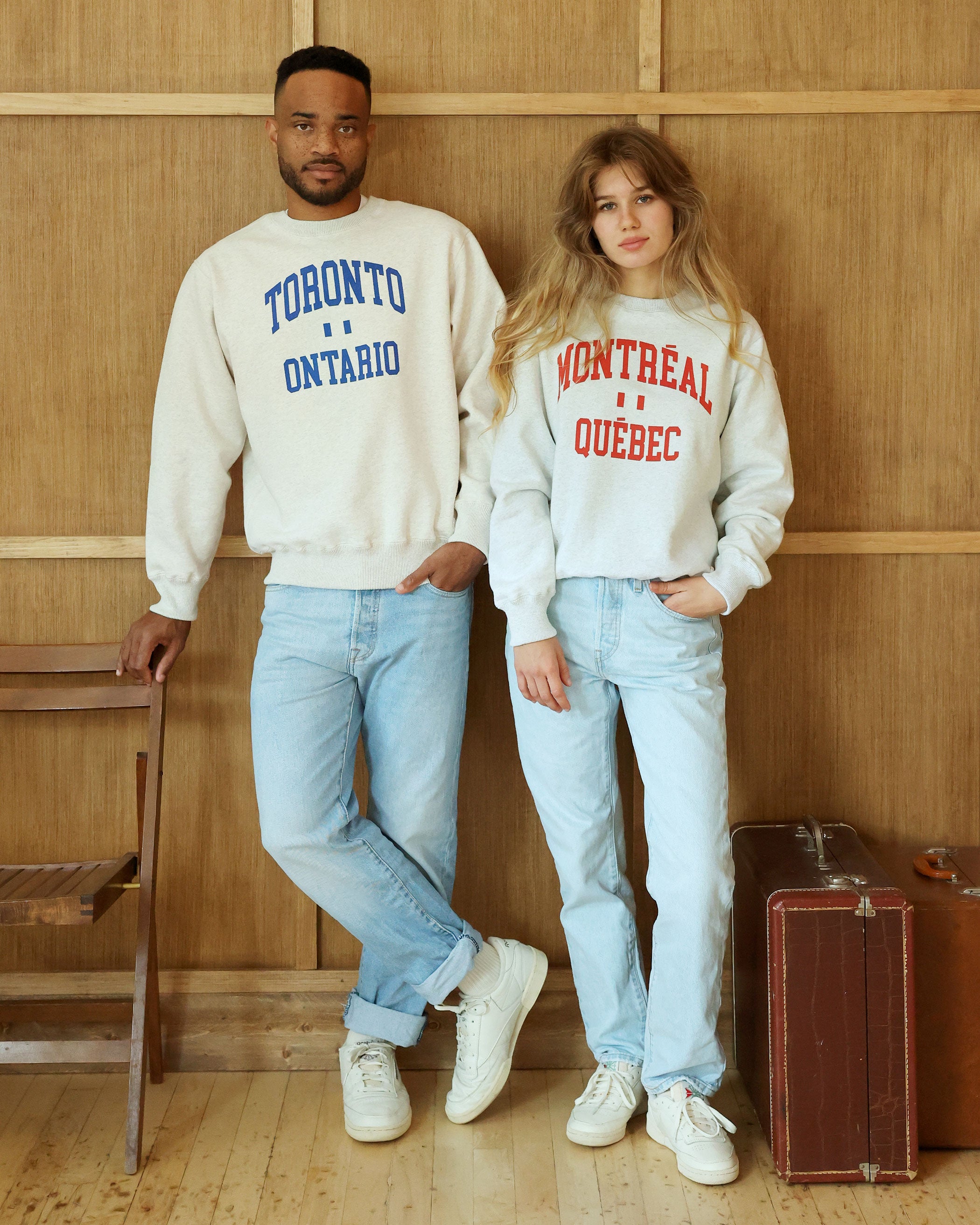 Made in Canada Montreal Fleece Sweatshirt Cloud - Unisex - Province of Canada