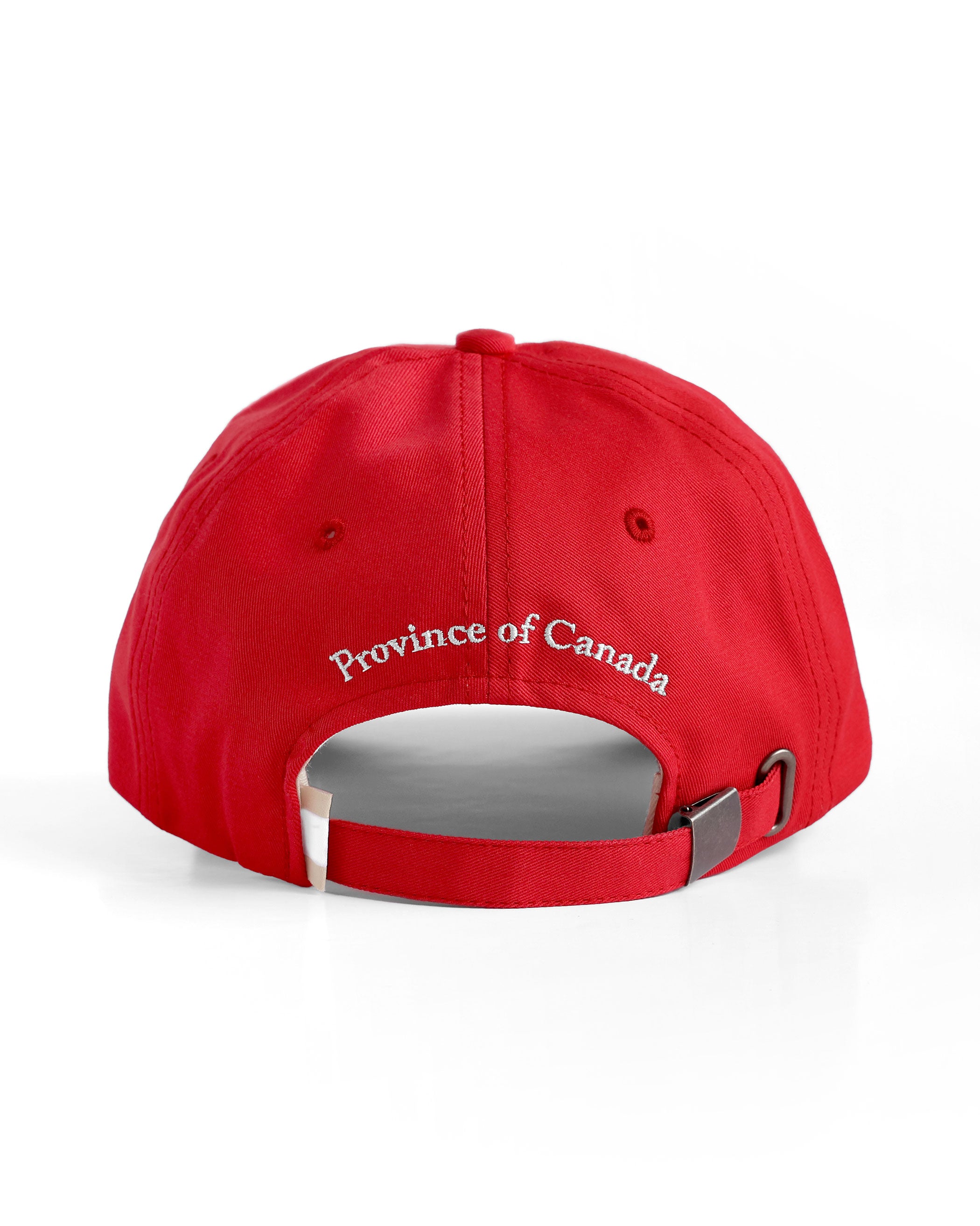 Made in Canada 100% Cotton Baseball Hat Red - Province of Canada