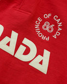Made in Canada 100% Cotton Canada Button Pullover Red - Unisex - Province of Canada