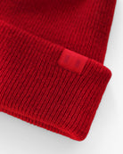 Made in Canada - Cashmere Wool Rib Toque Red - Province of Canada