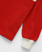 Made in Canada 100% Cotton Canada Crest Long Sleeve Polo Red - Unisex - Province of Canada