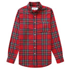 Made in Canada 100% Cotton Redwood Red Plaid Flannel Shirt Navy - Unisex - Province of Canada