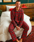 Made in Canada 100% Cotton Noel Plaid Flannel Pyjama Pant - Unisex - Province of Canada