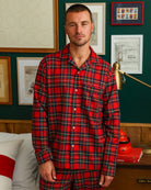 Made in Canada 100% Cotton Noel Plaid Flannel Pyjama Shirt Unisex - Province of Canada