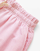 Made in Canada 100% Cotton Oxford Stripe Short Red - Womens - Province of Canada 