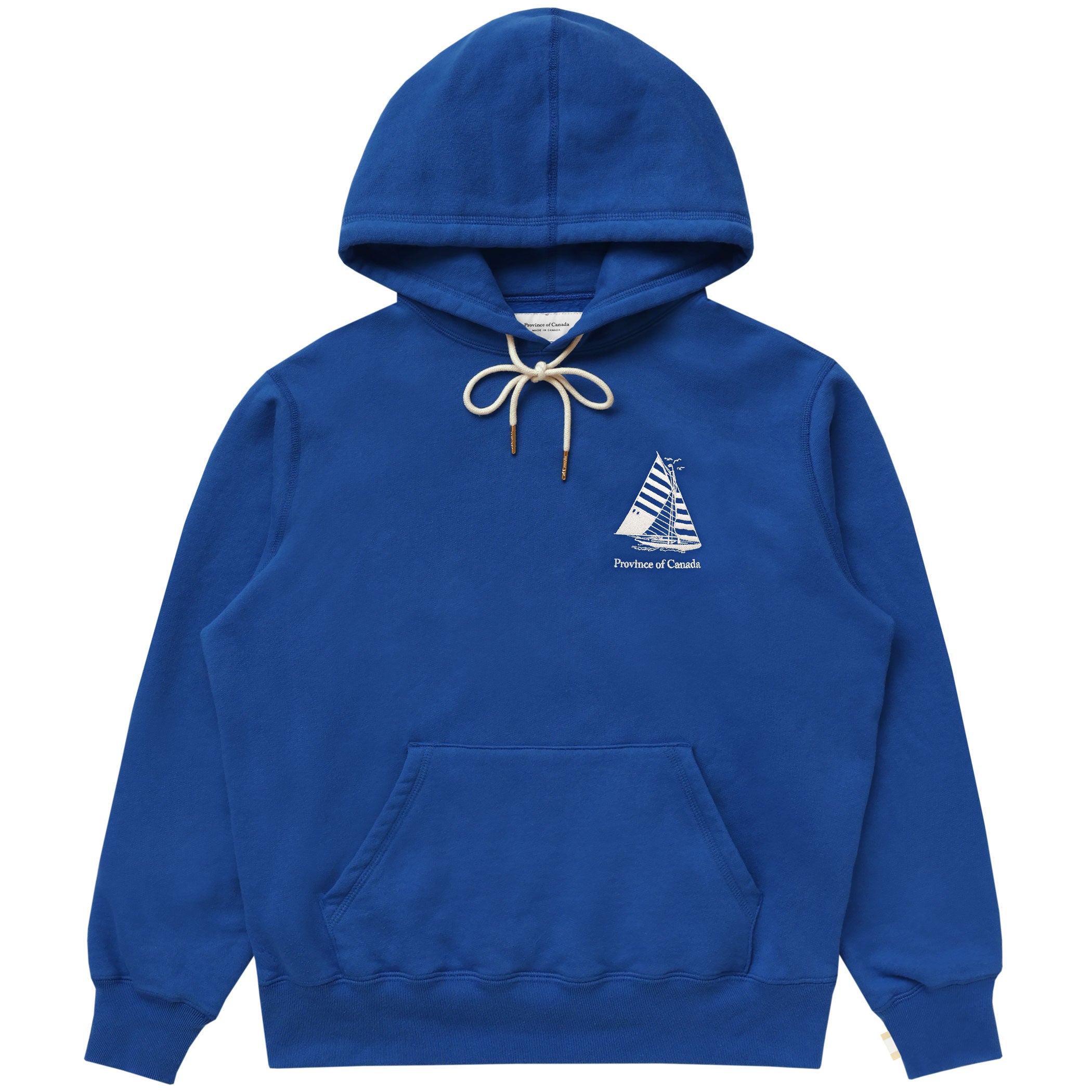 Made in Canada Sailboat Fleece Hoodie Blue - Unisex - Province of Canada