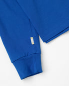 Made in Canada 100% Organic Cotton Popover Long Sleeve Tee Royal Blue - Province of Canada