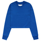 Made in Canada 100% Organic Cotton Monday Long Sleeve Crop Top Royal Blue - Province of Canada