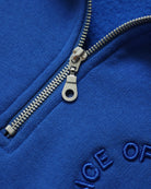 Made in Canada Half Zip Fleece Sweatshirt Royal - Unisex - Province of Canada