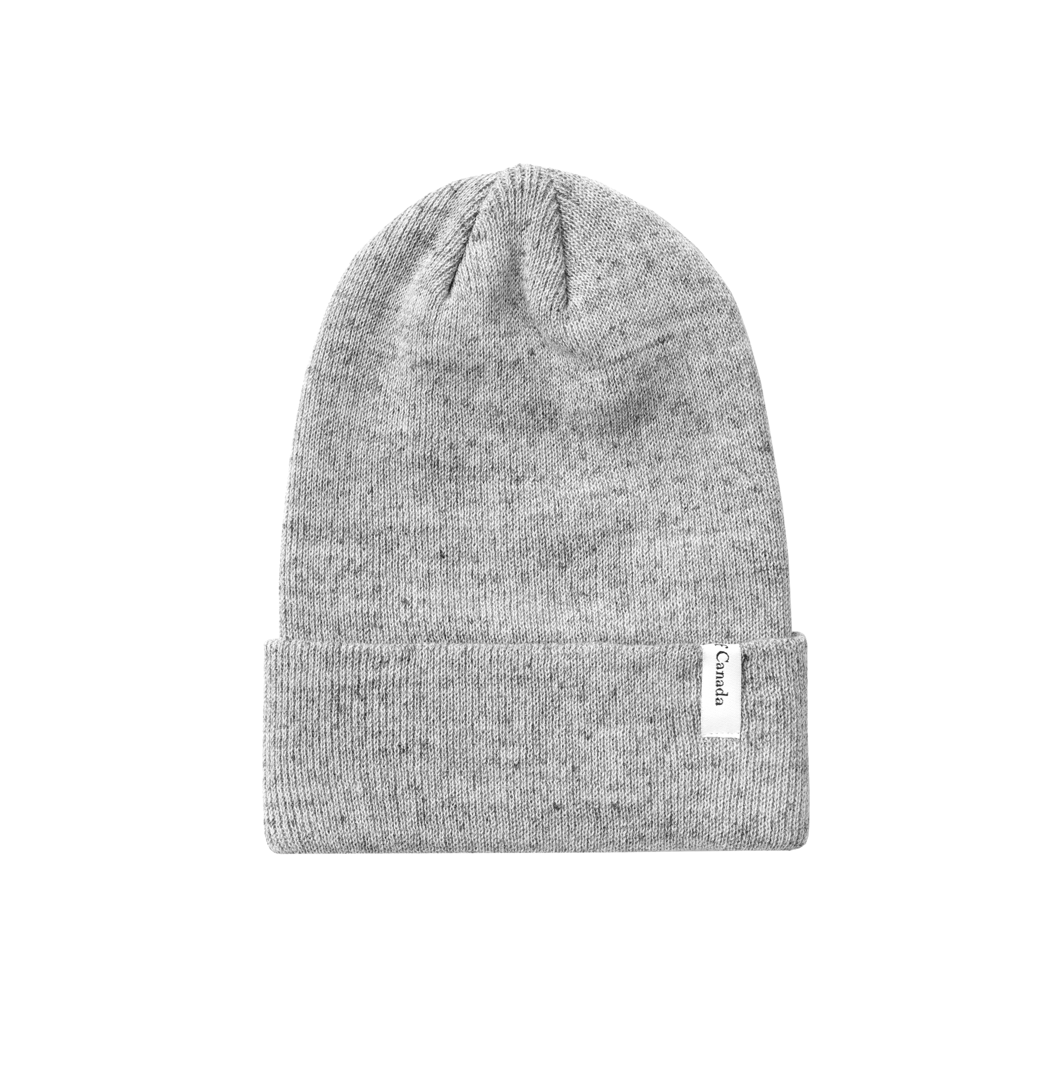 Made in Canada Fine Ribbed Cotton Toque Salt + Pepper - Province of Canada