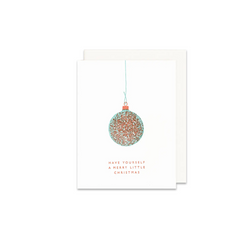Christmas Single Ornament Greeting Card - Made in Canada - Province of Canada